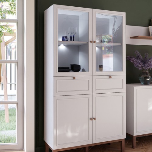 Wensley display cabinet with - wensley,