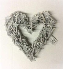 30cm Natural Twig/Wood Frosted