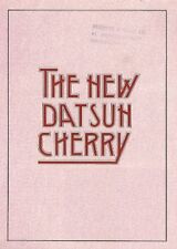 Datsun Nissan Cherry 1980 UK Market Foldout Brochure 1.0 1.2 Hatch Estate Coupe