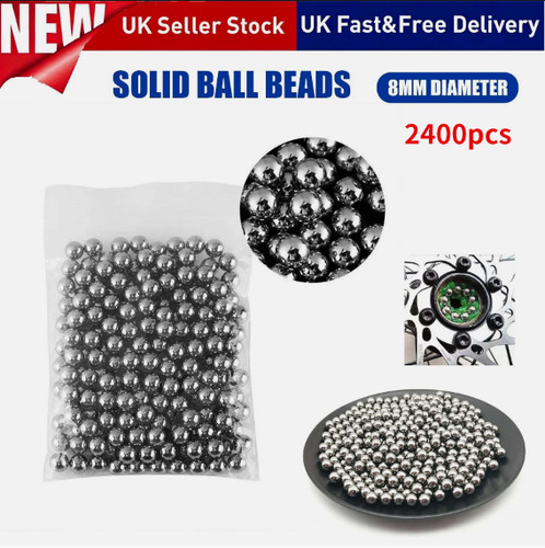 2400pcs 8mm steel ball - steel,