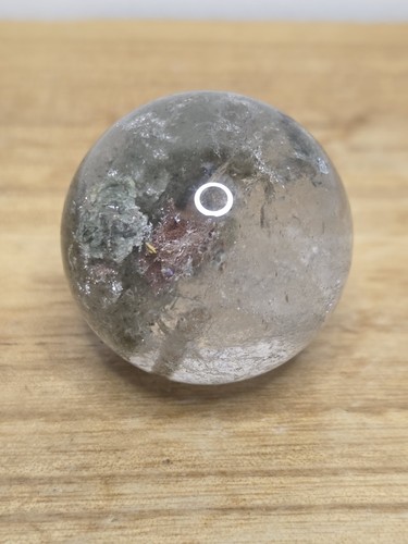 Garden quartz crystal - quartz, sphere