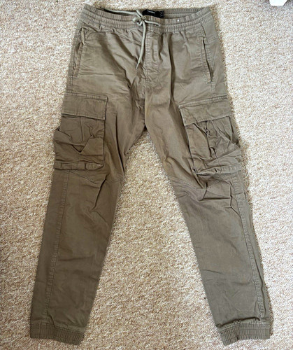 Pull bear khaki cargo - pull&bear,