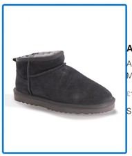 Grey Aus Wooli Australia Boots