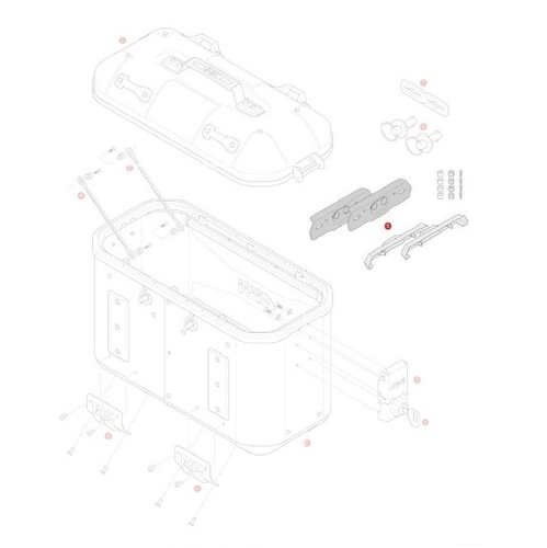 Replacement fixing kit - fixing, givi