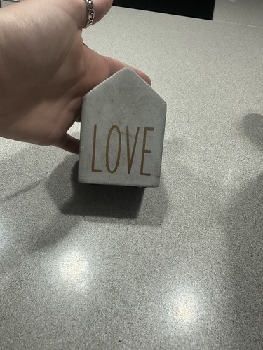 Grey house shaped ornament - house,