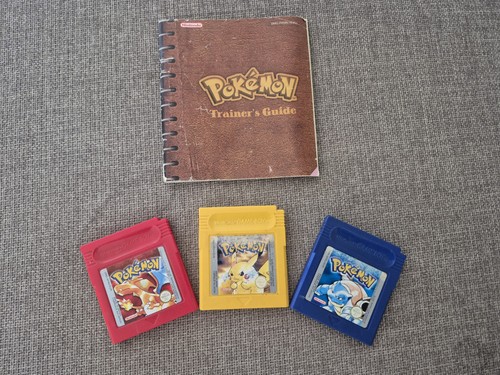 Genuine pokémon red - red,, and