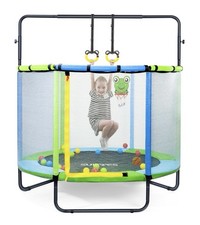 Kids Trampoline 5FT Children Outdoor Small Bouncer with Net Enclosure