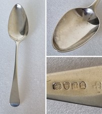 1 x Antique Sterling Silver GS + WF  8.5" Table Spoon 1835 LONDON 67g