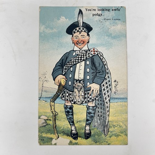 Rare 1907 harry lauder - rare, comic