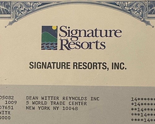 Vintage signature resorts - signature,
