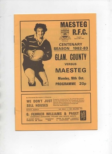 Oct maesteg glamorgan - v,