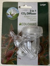 Aquarium Fish Colombo CO2 3 in 1 Bubble Counter Diffuser Check Valve Suckers