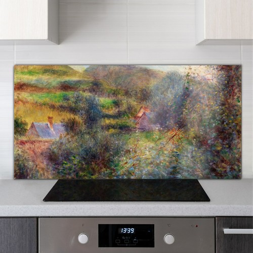 Glass cooker splashback - cooker,