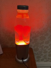 Orange juice lava lamp - orange,