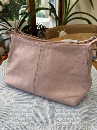 Vingage pink leather handbag - vingage,