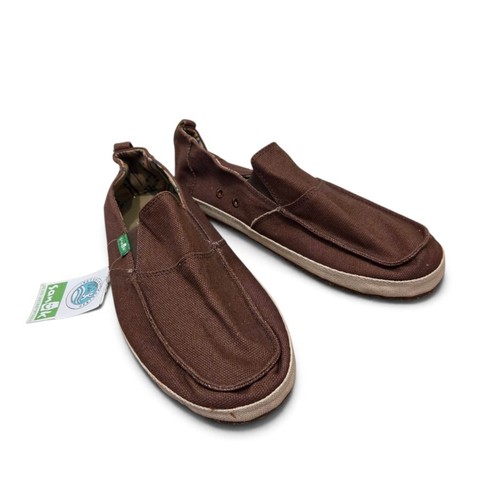 Sanuk commodore mens brown - commodore, 11