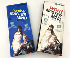 Vintage Word Master Mind & Number Master Mind  Invicta  1975 & 1976 editions