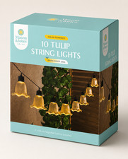Solar powered tulip string - solar,
