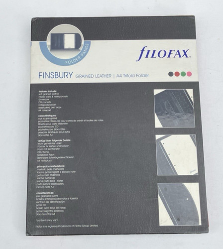 Boxed finsbury filofax - boxed,