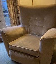 Velvet Armchair Chair Art Deco