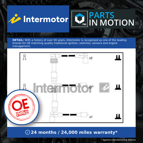 Leads ignition cables set - leads,