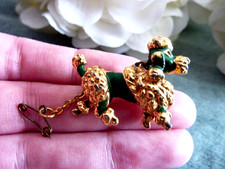 Vintage Art Deco Poodle Dog