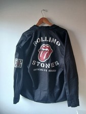 Rolling Stones Black Jacket With Iconic Tongue Logo - Ocesa Official 2006 Large*