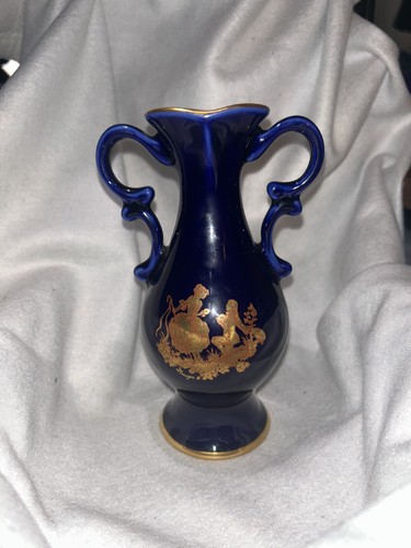Vintage limoges cobalt blue - vintage,