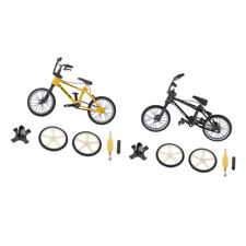 Mini Alloy Finger Bike BMX Model Kids Toy Gifts Desk Decor Yellow+Black