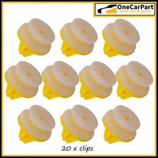20x Yellow Mounting Clips Door