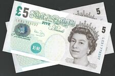 B398 BAILEY 2004 FIVE POUND £5 BANKNOTE - UNC  SELECT YOUR NOTE