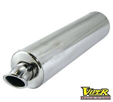 VIPER EXHAUST FOR SUZUKI GSXR 750 SV1000 TL1000 R/S ALLOY ROUND RACE BOLT ON CAN