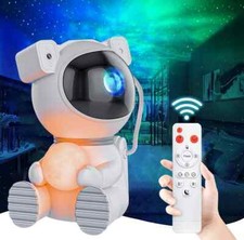 Astronaut Starry Galaxy Projector Night Light Lamp Space Nebula Star with Remote