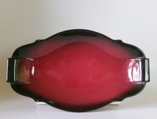 CARLTON WARE ROUGE ROYALE DISH 260mm ACROSS