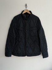 Hugo Boss Quilted Jacket Navy Blue Mens 54/2XL