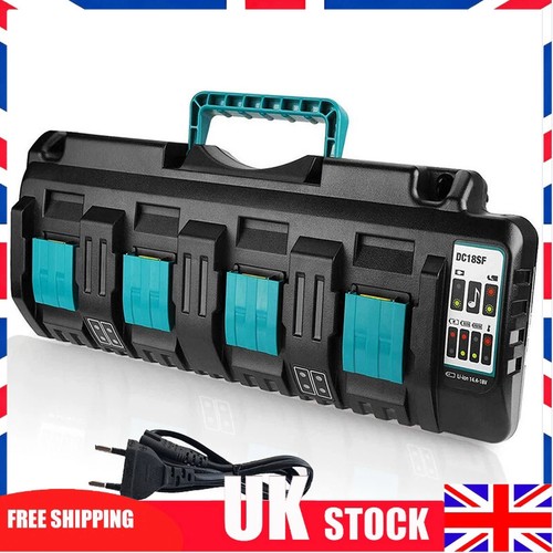 Ports dc18sf fast charger - 4-ports,