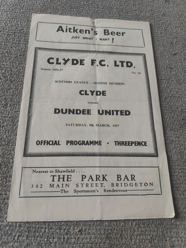 Clyde dundee united - clyde,
