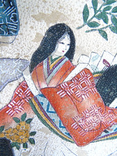 [AYANE] Woven Nuitori 12 LAYERED KIMONO LADY - Japanese Silk  KIMONO Fabric