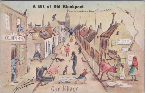 Lancashire postcard bit of - postcard:,