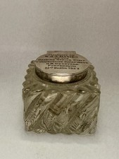 Antique glass and silver - and,