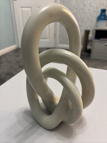 Modern abstract ceramic knot - ceramic,