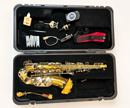 Selmer alto saxophone gold - alto,