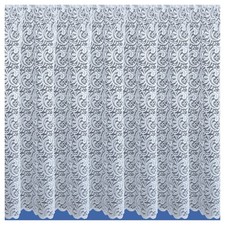 TRADITIONAL WHITE NET CURTAINS - ALL DROP SIZES (20" - 90) SOLD BY THE METRE