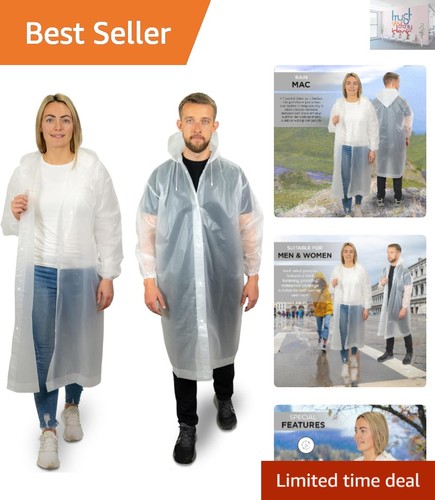 Unisex pack rain ponchos - 2,