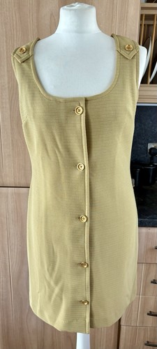 Vintage 60s gold - , crimplene