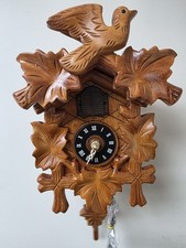 Hamburg Cuckoo Pendulum Wall Clock,  Brown-USED