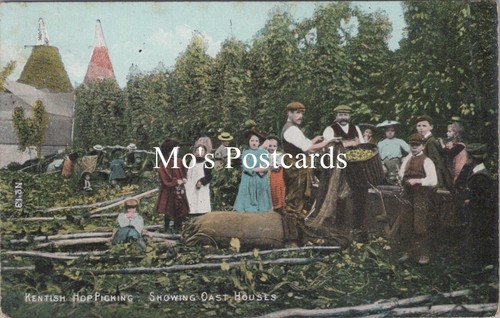 Kent postcard kentish hop - kent,