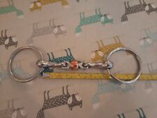 5" Loose Ring Snaffle With Copper Roller. Horse Bit.