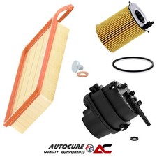 FOR FORD FIESTA ZETEC TDCI MK7 1.4 DIESEL OIL AIR FUEL FILTER SERVICE KIT