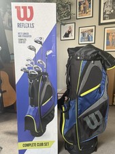 Wilson Men's Golf Bag 7 Dividers, 4 Pockets, Grey